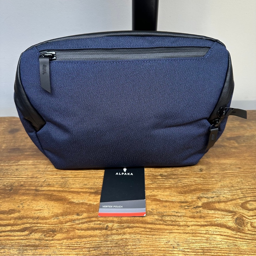 Alpaka Vertex Pouch Blue Axoflux 600D Tech Organizer Bag Office Travel